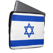 Israel-Flagge Laptopschutzhülle (Vorne Rechts)