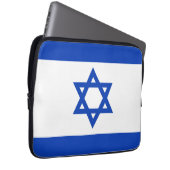 Israel-Flagge Laptopschutzhülle (Vorne Rechts)