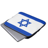 Israel-Flagge Laptopschutzhülle (Vorne Knopf)