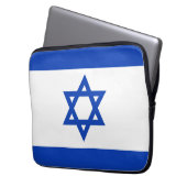 Israel-Flagge Laptopschutzhülle (Vorderseite Links)