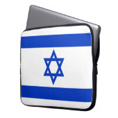 Israel-Flagge Laptopschutzhülle (Vorderseite Links)
