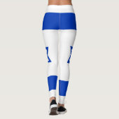 Israel-Flagge Leggings (Rückseite)