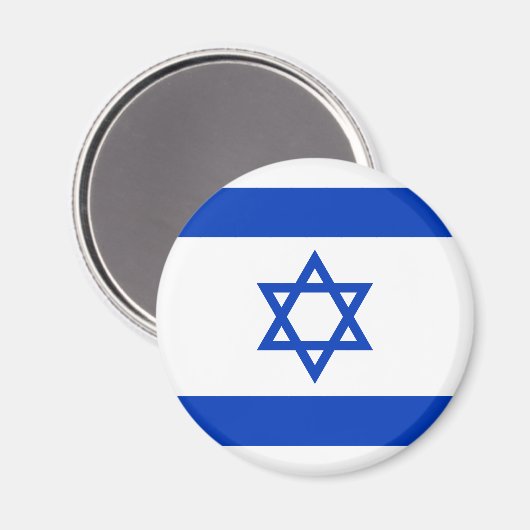 Israel-Flagge Magnet (Vorderseite/Rückseite)