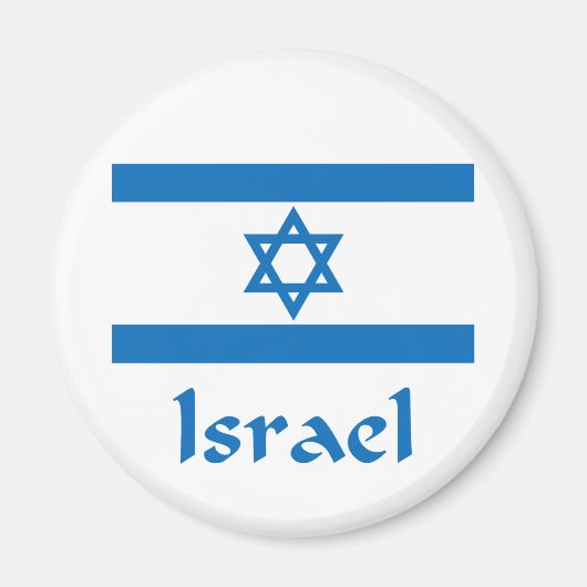 Israel-Flagge Magnet (Vorne)