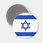 Israel-Flagge Magnet (Vorderseite/Rückseite)