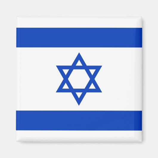 Israel-Flagge Magnet (Vorne)