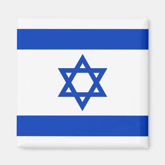 Israel-Flagge Magnet (Vorne)