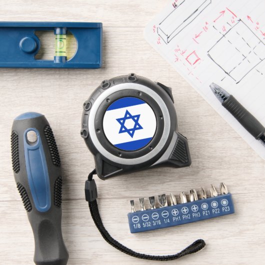 Israel-Flagge Maßband (Werkstatt)