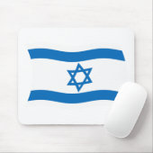 Israel-Flagge-Mauspad Mousepad (Mit Mouse)