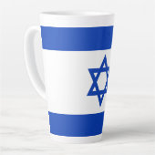 Israel-Flagge Milchtasse (Linke Ecke)