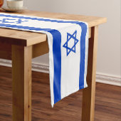 Israel-Flagge Mittelgroßer Tischläufer (Beispiel)