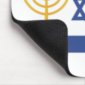 Israel-Flagge Mousepad (Ecke)