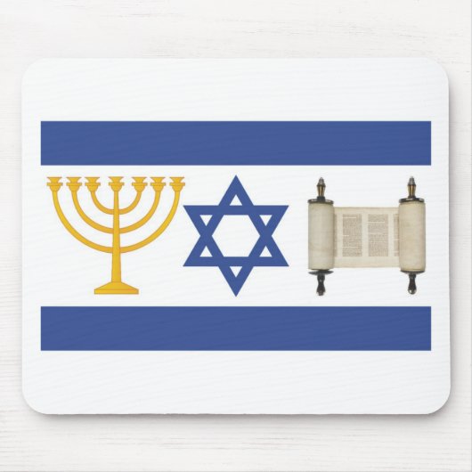 Israel-Flagge Mousepad (Vorne)