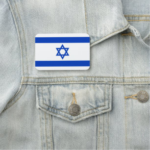 Israel-Flagge Namensschild