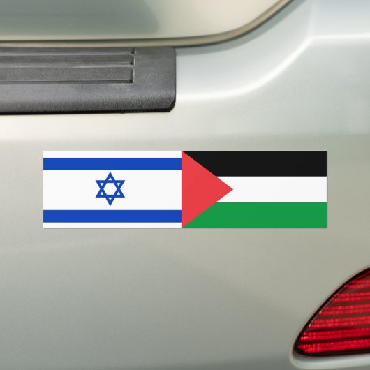 Israel Flagge Palästina Flag Frieden Autoaufkleber (Auf Auto)