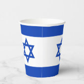 Israel-Flagge Pappbecher (Rechts)