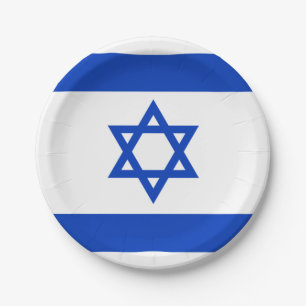 Israel-Flagge Pappteller