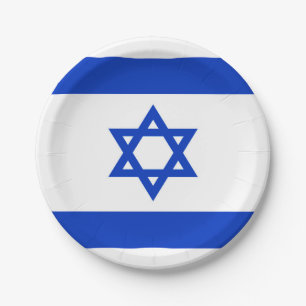 Israel-Flagge Pappteller