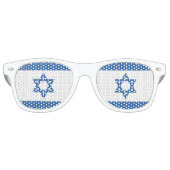 Israel-Flagge Partybrille (Vorderseite)