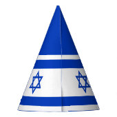 Israel-Flagge Partyhütchen (Rückseite)