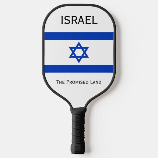 Israel-Flagge Pickleball Schläger (Rückseite)
