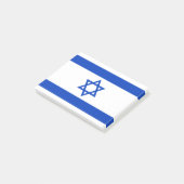 Israel-Flagge Post-it Klebezettel (angewinkelt)