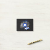 Israel-Flagge Post-it Klebezettel (Auf Schreibtisch)