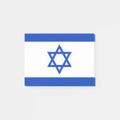Israel-Flagge Post-it Klebezettel (Vorderseite)