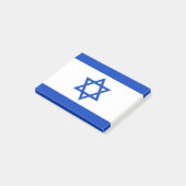 Israel-Flagge Post-it Klebezettel (angewinkelt)