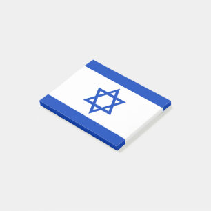 Israel-Flagge Post-it Klebezettel