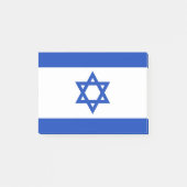 Israel-Flagge Post-it Klebezettel (Vorderseite)