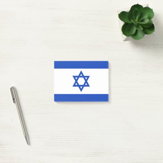 Israel-Flagge Post-it Klebezettel (Büro)