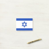 Israel-Flagge Post-it Klebezettel (Auf Schreibtisch)