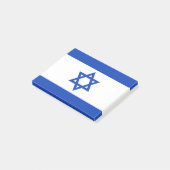 Israel-Flagge Post-it Klebezettel (angewinkelt)