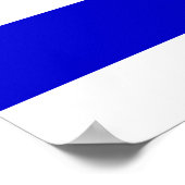 Israel-Flagge Poster (Ecke)