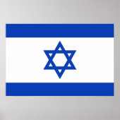 Israel-Flagge Poster (Vorne)