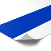 Israel-Flagge Poster (Ecke)