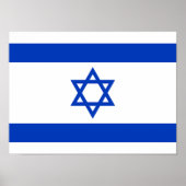 Israel-Flagge Poster (Vorne)