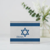 Israel-Flagge Postkarte (Stehend Vorderseite)