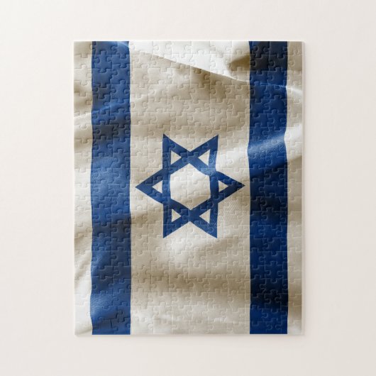 Israel-Flagge Puzzle (Vertikal)