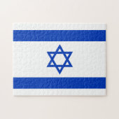 Israel-Flagge Puzzle (Horizontal)