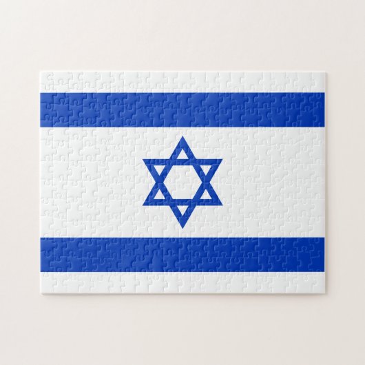 Israel-Flagge Puzzle (Horizontal)