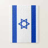 Israel-Flagge Puzzle (Vertikal)