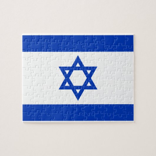 Israel-Flagge Puzzle (Horizontal)