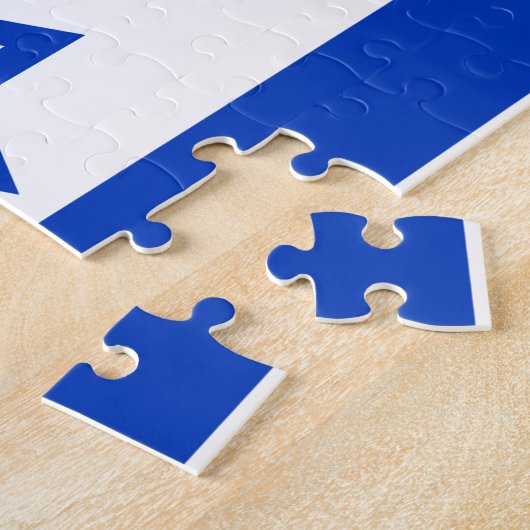 Israel-Flagge Puzzle (Seite)
