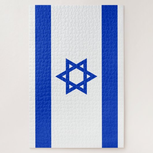 Israel-Flagge Puzzle (Vertikal)