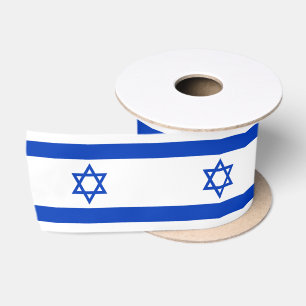 Israel-Flagge Satinband