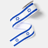 Israel-Flagge Satinband (Rückseite)