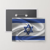 Israel-Flagge-Schaltfläche Button (Vorderseite/Rückseite)