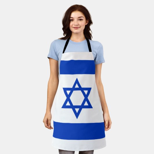 Israel-Flagge Schürze (Getragen)